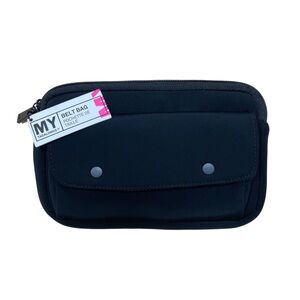 NWT mytagalongs Black Adjustable Belt Bag